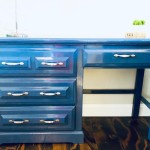 Custom Painted Modern Desk