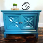 Custom Painted Modern Accent Table